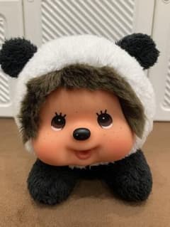 希少 廃盤 セキグチ ねそべりモンチッチ パンダ Lサイズ ぬいぐるみ