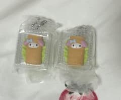산리오 캐릭터즈 나리키리 반찬 마스코트 가챠 가챠 마이 멜로디