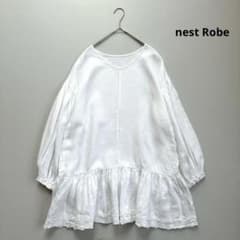 ネストローブ nest Robe リネン スカラップ 2way チュニック - メルカリ