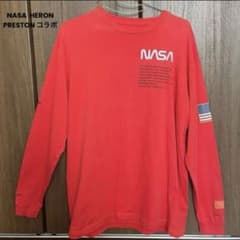 NASA HERON PRESTON コラボ　メンズMサイズ　ロングTシャツのサムネイル