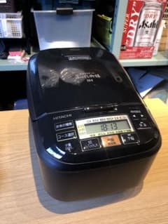 HITACHI IH炊飯器 RZ-TS105M 5.5合　シャイニーブラック 日立 炊飯器 IHジャー炊飯器 5.5合炊き 再生品 ルビーレッド RZ