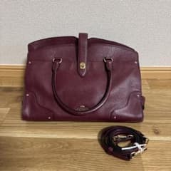 COACH コーチ マーサー サッチェル 37167 2WAY ワインレッド - メルカリ