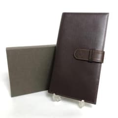 【未使用保管品】9F072/パテックフィリップ/二つ折り財布/レザー/ブラウン 未使用保管品】9F073/パテックフィリップ/二つ折り財布/レザー