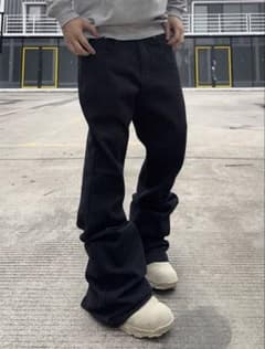 Rick owens GUAPI似black flare denim opium - メルカリ