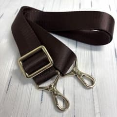 ショルダーベルト ダークブラウン ゴールドのサムネイル