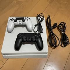 【バラ売り不可】 PS4(1TB) ホワイト＋コントローラー2個のサムネイル