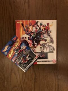 BANDAI キャラウィー栄光の8人ライダーマシーンとポケ玩ランドの付録セットのサムネイル