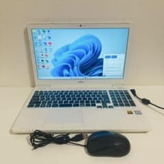 Y378 富士通ノートパソコンi7第7世代SSD高速Windows11オフィス付