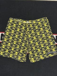 初期80’s当時物LIFE’S A BEACH パンクスカル柄ショーツLサイズ