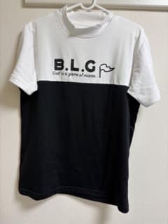 B.L.G 半袖 モックネック シャツ バイカラー Mのサムネイル