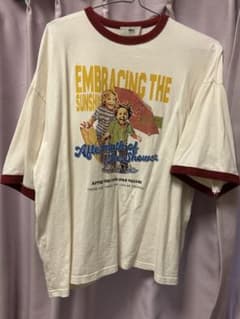 MN.L リンガーTシャツ 半袖 ホワイト レッドのサムネイル