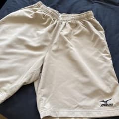 Mizuno ベージュ ハーフパンツ Oサイズ　廃盤カラーのサムネイル