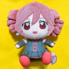 UTAU 重音テト ROUND1 くてんこBIGぬいぐるみ ぬいぷりけ おすわり 重音テト】【A:UTAU 重音テト(口開け)】重音テト ぬいぷりけおすわり