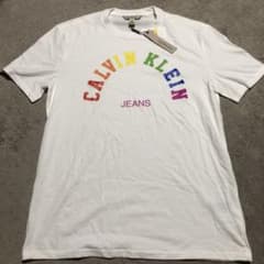 Mサイズ CalvinKlein カルバンクライン ホワイト Tシャツのサムネイル