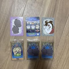 ちいかわらんど　ノベルティ/ ウエハースカード　うさぎ、ヒトハフタバ、セイレーンのサムネイル