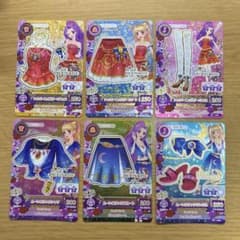 アイカツカード ラブムーンライズ 6枚セット神崎美月 夏樹みくる