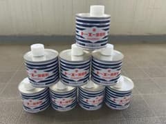 新品8個セット】トーエー接着剤 低粘度速乾性A 500g 刷毛付き 塩ビ管用 