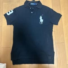 Polo Ralph Lauren 黒 ポロシャツ 袖に数字3のサムネイル