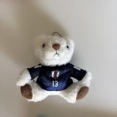 ☽*様 サッカー日本代表 ユニフォームベアキーホルダー 中村敬斗