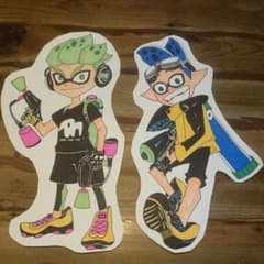 まにゃむぅ☆様専用 スプラトゥーン 壁飾りのサムネイル