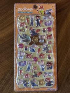 ディズニー ズートピア ベイマックス他　プチドロップステッカー 4枚セットのサムネイル