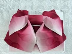 赤とピンクの花柄付け帯のサムネイル