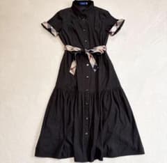 BLUE LABEL CRESTBRIDGE デニム風シャツワンピース BLUE LABEL CRESTBRIDGE デニム風シャツワンピース - メルカリ