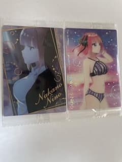 五等分の花嫁　ウエハース　二乃　箔押し　２枚セットのサムネイル