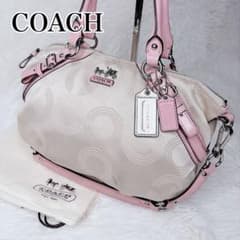コーチ coach 2WAY ショルダーバッグ ピンク y2k Archive - メルカリ