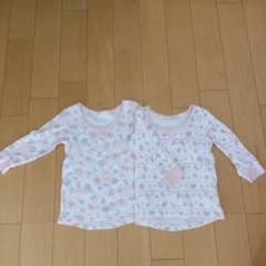 女の子用 110cm 長袖肌着 2枚セットのサムネイル
