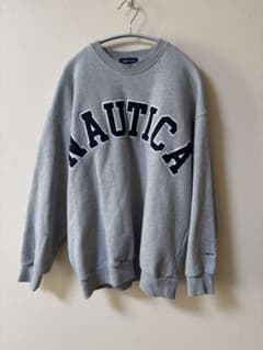 NAUTICA グレー ロゴスウェットのサムネイル