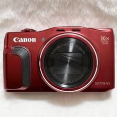Canon SX710 HS コンパクトデジタルカメラ レッド - メルカリ