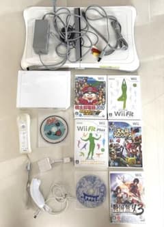 ゲームキューブ対応 Nintendo Wii ホワイト7本 ソフトRVL-001のサムネイル