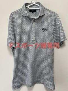 Callaway 幾何学模様 ポロシャツ Lサイズのサムネイル