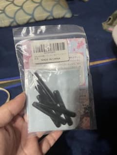 メガネ用 滑り止め シリコン製 ブラックのサムネイル