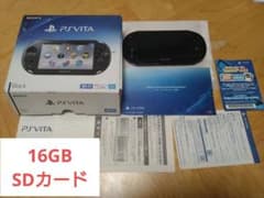 PS Vita 本体 PCH2000 Wi-Fiモデル 16GB sdカードのサムネイル
