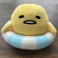 サンリオ ぐでたま 浮き輪 ブルー - メルカリ