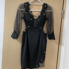 AR/エンジェルアール/Angel R 刺繍シースルードレス　クロスデザインのサムネイル