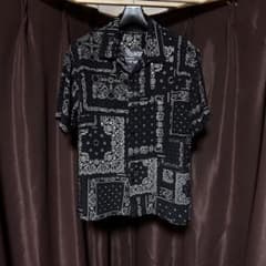 綺麗美品　定価6万　1piu1uguale3 バンダナパッチ　アロハシャツ　Ⅳ 綺麗美品 定価6万 1piu1uguale3 バンダナパッチ アロハシャツ Ⅳ