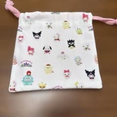 サンリオキャラクターズ　プチ巾着　マイメロディ　クロミ　ポムポムプリンのサムネイル