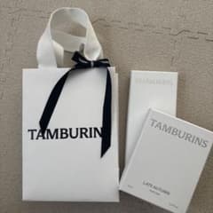 TAMBURINS ショップ袋 箱 ホワイトのサムネイル