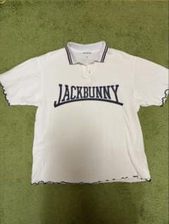 Jack Bunny!! レディース ポロシャツ ホワイトのサムネイル