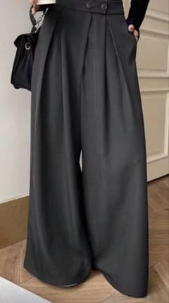 グレー　ワイドパンツ イージーパンツのサムネイル