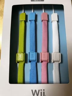【新品未開封】Wiiリモコン　ストラップ 4色セットのサムネイル
