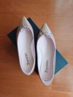 Repetto レペット エナメル ブリジット ピンク ベージュ新品 36ハーフ