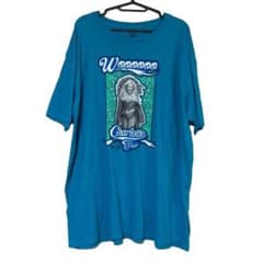 【2XL】WWE シャーロット・フレア Tシャツ メキシコ製 プロレス 古着青のサムネイル