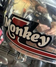 Monkey タンク用 ステッカー 左右セット レッドのサムネイル
