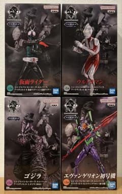 シン・ジャパン・ヒーローズ・ユニバース アートヴィネット4種セット