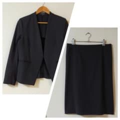 美品 theory 6サイズ ノーカラースカートスーツ LANAI - メルカリ