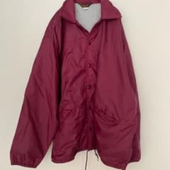 USA製 プラジャック コーチジャケット バックプリント ビッグサイズ 赤 